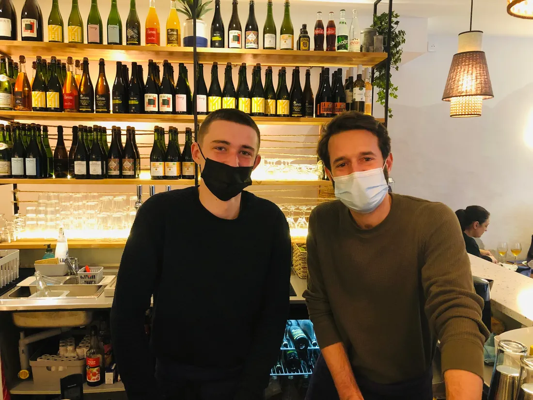 Emile et Charles, de la crêperie Brutus située dans le 14e arrondissement de Paris.